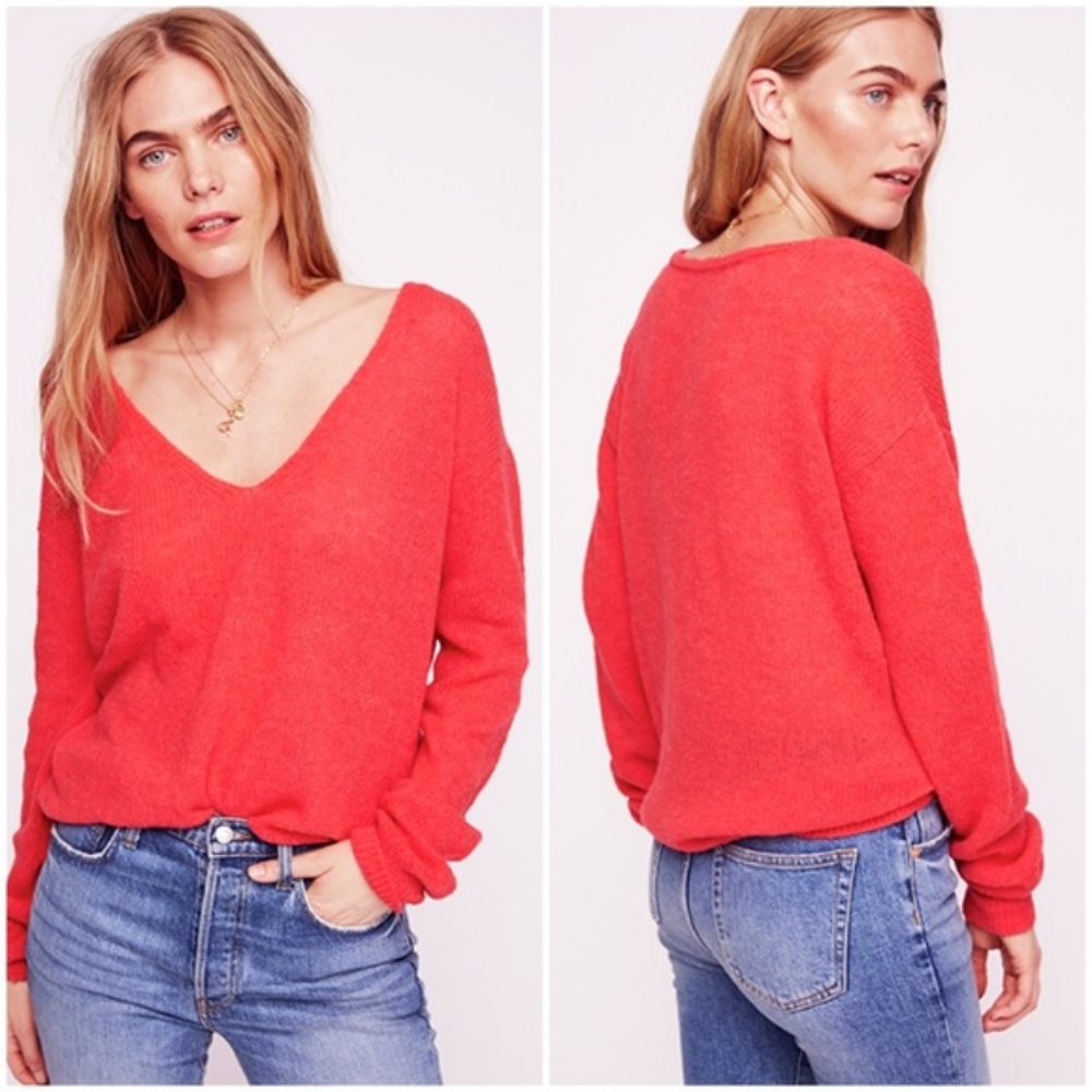 NWT Free People V-neck Sweater
